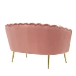 ⁦كنب مودرن مخملي بتصميم بسيط⁩ - الصورة ⁦5⁩