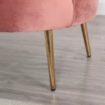 ⁦كنب مودرن مخملي بتصميم بسيط⁩ - الصورة ⁦4⁩