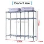 ⁦دولاب تخزين بتصميم مميز قماشي⁩ - الصورة ⁦12⁩