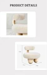 ⁦كرسي مفرد مودرن بتصميم مميز⁩ - الصورة ⁦7⁩