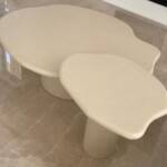 طاولة قهوة فاخرة قطعتين تصميم 2024