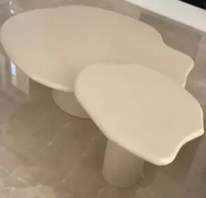 طاولة قهوة فاخرة قطعتين 