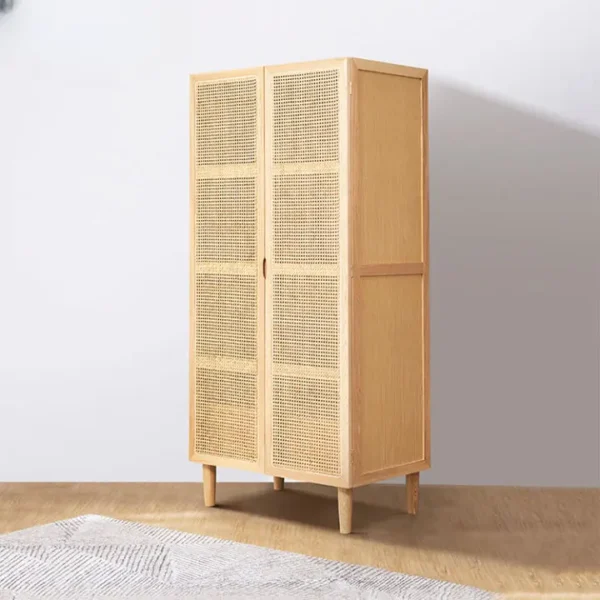 خزانة ملابس خشبي علي الطراز الريفي