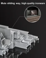 ⁦خزانة ملابس خشبي بتسريحة مدمجة⁩ - الصورة ⁦6⁩