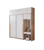 ⁦خزانة ملابس خشبي بتسريحة مدمجة⁩ - الصورة ⁦5⁩