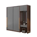 ⁦خزانة ملابس خشبي بتسريحة مدمجة⁩ - الصورة ⁦4⁩