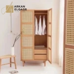 خزانة ملابس خشبي علي الطراز الريفي