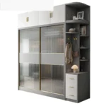 ⁦دولاب ملابس شفاف بأبواب زجاجية⁩ - الصورة ⁦4⁩