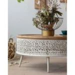 ⁦طاولة قهوة خشب علي الطراز الريفي⁩ - الصورة ⁦9⁩