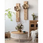 ⁦طاولة قهوة خشب علي الطراز الريفي⁩ - الصورة ⁦4⁩