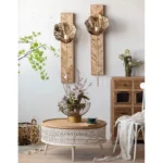 ⁦طاولة قهوة خشب علي الطراز الريفي⁩ - الصورة ⁦10⁩