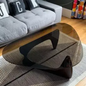 طاولة قهوة زجاج بتصميم حديث