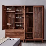 ⁦خزانة ملابس كلاسيكي علي الطراز القديم⁩ - الصورة ⁦3⁩