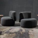 ⁦كرسي مفرد حديث من تصميم آريا⁩ - الصورة ⁦2⁩