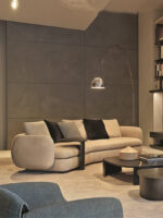 كنب زاوية مودرن علي الطراز الايطالي