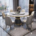 ⁦طاولة طعام مع 8كراسي بتصميم مميز⁩ - الصورة ⁦7⁩