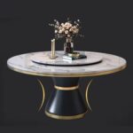 ⁦طاولة طعام مع 8كراسي بتصميم مميز⁩ - الصورة ⁦9⁩