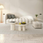 كنب مودرن من تصميم منحني بابلز