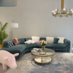 ⁦كنب زاوية مودرن تصميم مريح⁩ - الصورة ⁦8⁩