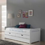 سرير نفر مع وحدات تخزين متعددة