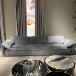 ⁦كنب مودرن مخملي من تصميم بروك⁩ - الصورة ⁦6⁩