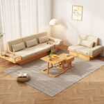 ⁦كنب خشب مودرن بتصميم اوروبي⁩ - الصورة ⁦5⁩