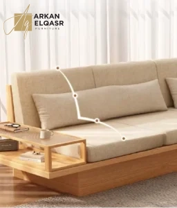 كنب خشب مودرن بتصميم اوروبي
