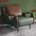 ⁦كرسي مفرد خشبي مريح⁩ - الصورة ⁦3⁩