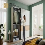 خزانة ملابس بسيطة بتصميم مودرن