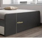 سرير نوم عملي بمساحات تخزين داخلية – تصميم وقاعدة متينة – مثالي لتنظيم غرف النوم