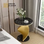 طاولة جانبية مودرن بتصميم ملتف