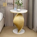 طاولة جانبية مودرن بتصميم ملتف