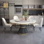 طاولة طعام مع 8كراسي بتصميم مميز