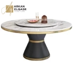 طاولة طعام مع 8كراسي بتصميم مميز