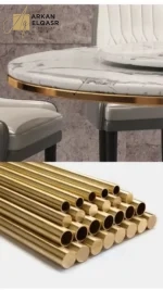 طاولة طعام مع 8كراسي بتصميم مميز