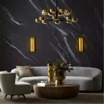 طاولة قهوة خشب بتصميم دائري