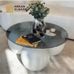 طاولة قهوة علي شكل ثلاث كراة مودرن