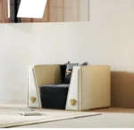 طقم كنب مودرن جلد فخم