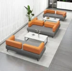 طقم كنب مودرن بتصميم منقسم