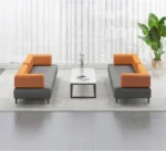 طقم كنب مودرن بتصميم منقسم