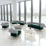 طقم كنب مودرن مع طاولة قهوة