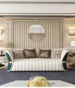 طقم كنب فاخر 3+2+1 – تنجيد ناعم عالي الجودة – قاعدة خشبية أنيقة – ألوان عصرية متعددة