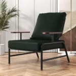 كرسي بذراعين مودرن من معدن