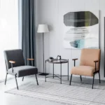 كرسي بذراعين مودرن من تصميم مارني