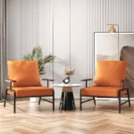 ⁦كرسي بذراعين مودرن من معدن⁩ - الصورة ⁦2⁩