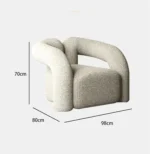 ⁦كرسي مفرد مودرن بذراعين⁩ - الصورة ⁦8⁩