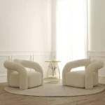 كرسي مفرد مودرن بذراعين