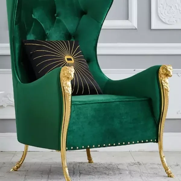 كرسي مفرد بتصميم ملكي