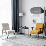 كرسي بذراعين مودرن من تصميم مارني