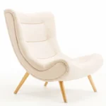 كرسي استرخاء مع مسند قدم فاخر